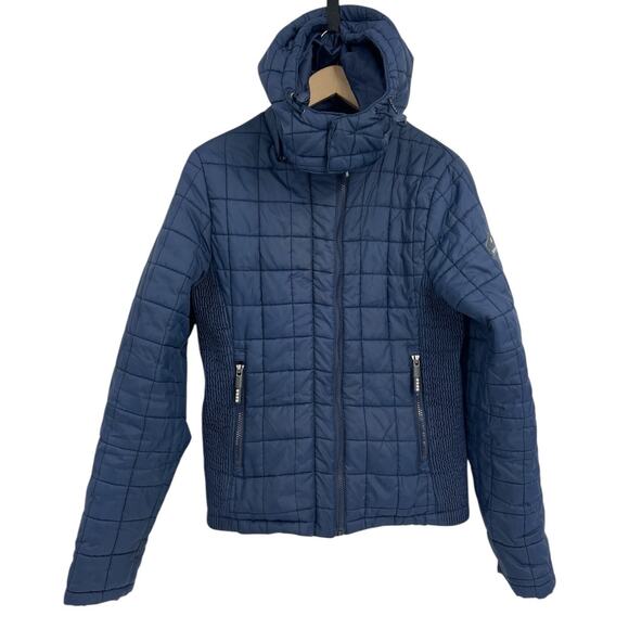 Superdry Navy The Original Fuji Jkt Quilted Puffer Ski Jacket XL - Picture 1 of 8